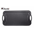 Double Sides Reversible Grill Griddle Cast Iron Cookware